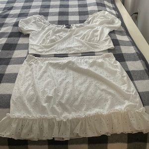 2 piece set skirt and top NWT